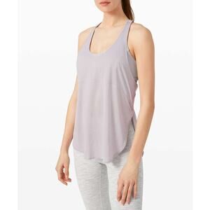 Lululemon Twist Around 2-in-1 Tank Iced Iris Size 2